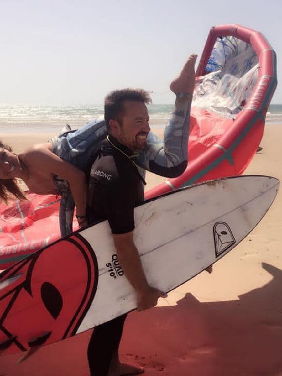 Gino y alumnos Why Not Fly Sancti Petri Cádiz